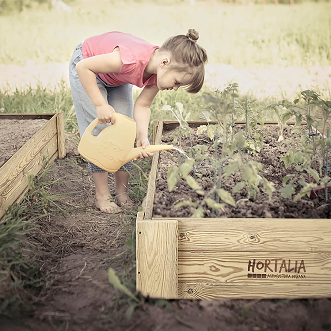 Hortalia Huerto Urbano De Madera en Suelo - Protección Autoclave Nivel IV - Box (XXL30)