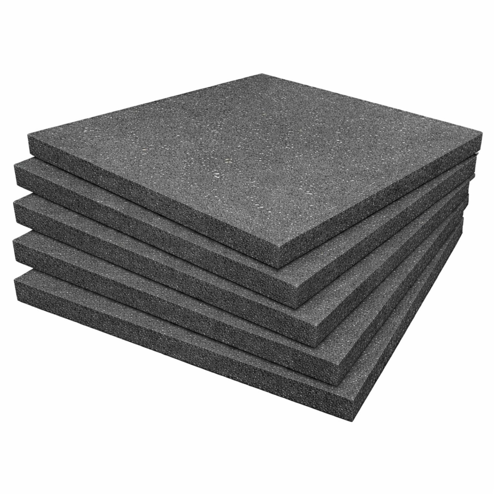 Pannelli Isolanti Polistirolo con Grafite 20 kg/mq, 50x50 cm spessore 5 cm, per Cappotto Termico, Rivestimento, Isolamento Pareti Interne ed Esterne, Tetto e Coperture (10)