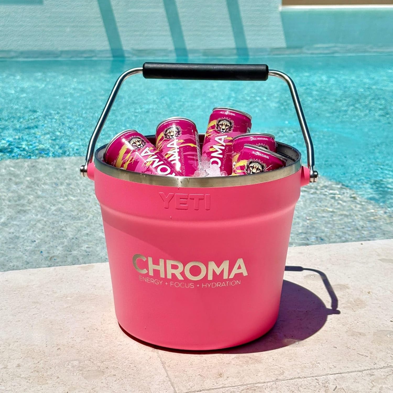 CHROMA All Natural Mushroom Energy Drink - Lion's Mane, Cordyceps, L-Theanine, Beet Root, Guarana, Electrolytes, Adaptogens, Green Tea Caffeine. No crash or jitters. Energy, Mood, Focus, Performance Boost, Hydration & Recovery. Clean Ingredients. Spicy Prickly Pear Lemonade. 12 fl. Oz (12 Pack) - Image 8