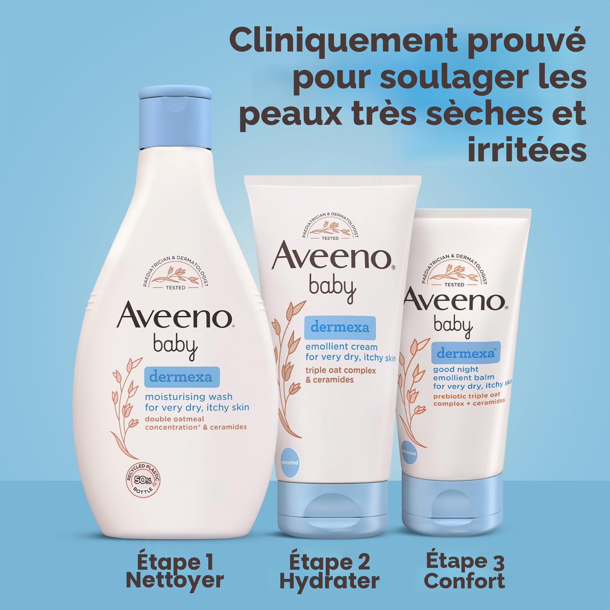 Aveeno Baby Dermexa Good Night Baume émollient 75 ml