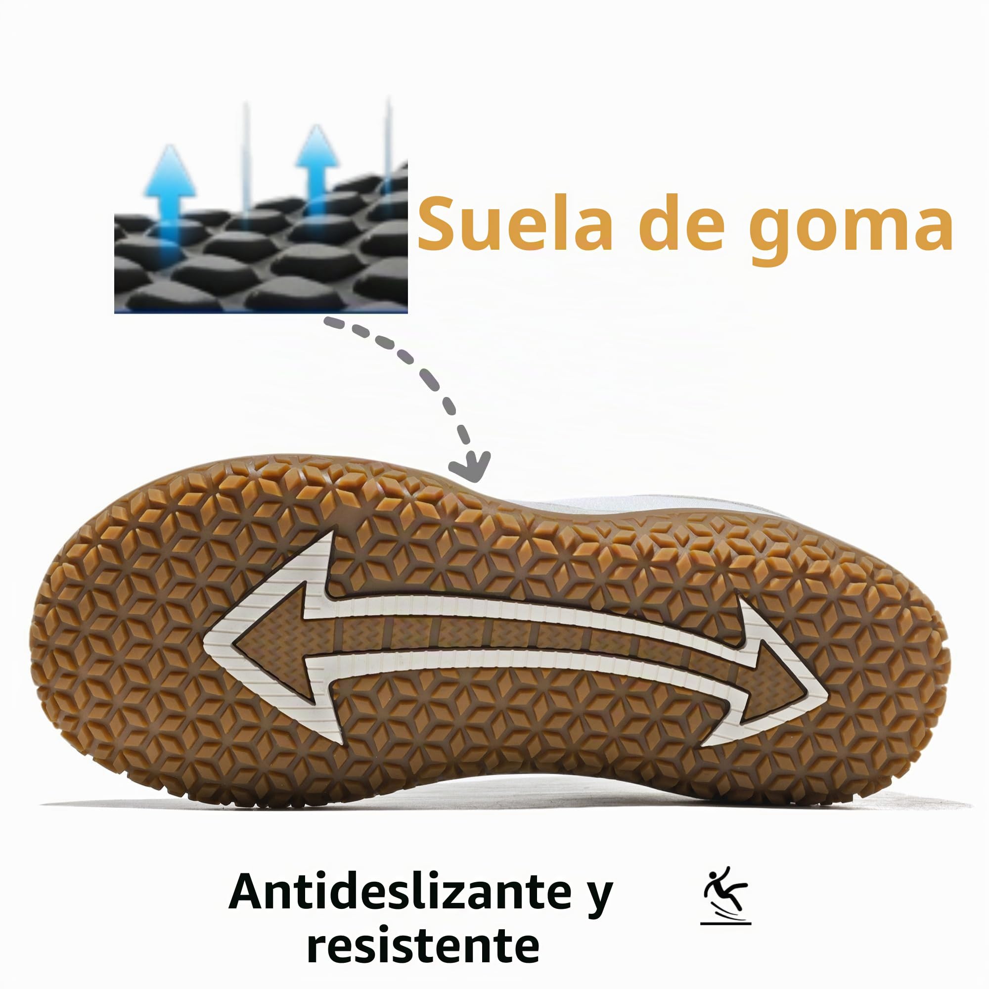 Meik Mangni Unisex Barefoot Zapatillas Minimalistas Hombre Mujer Ligera Zapatos Barefoot Anchos Transpirable y Antideslizante Zapatillas de Trail Running,Blanco Tallas:39 EU