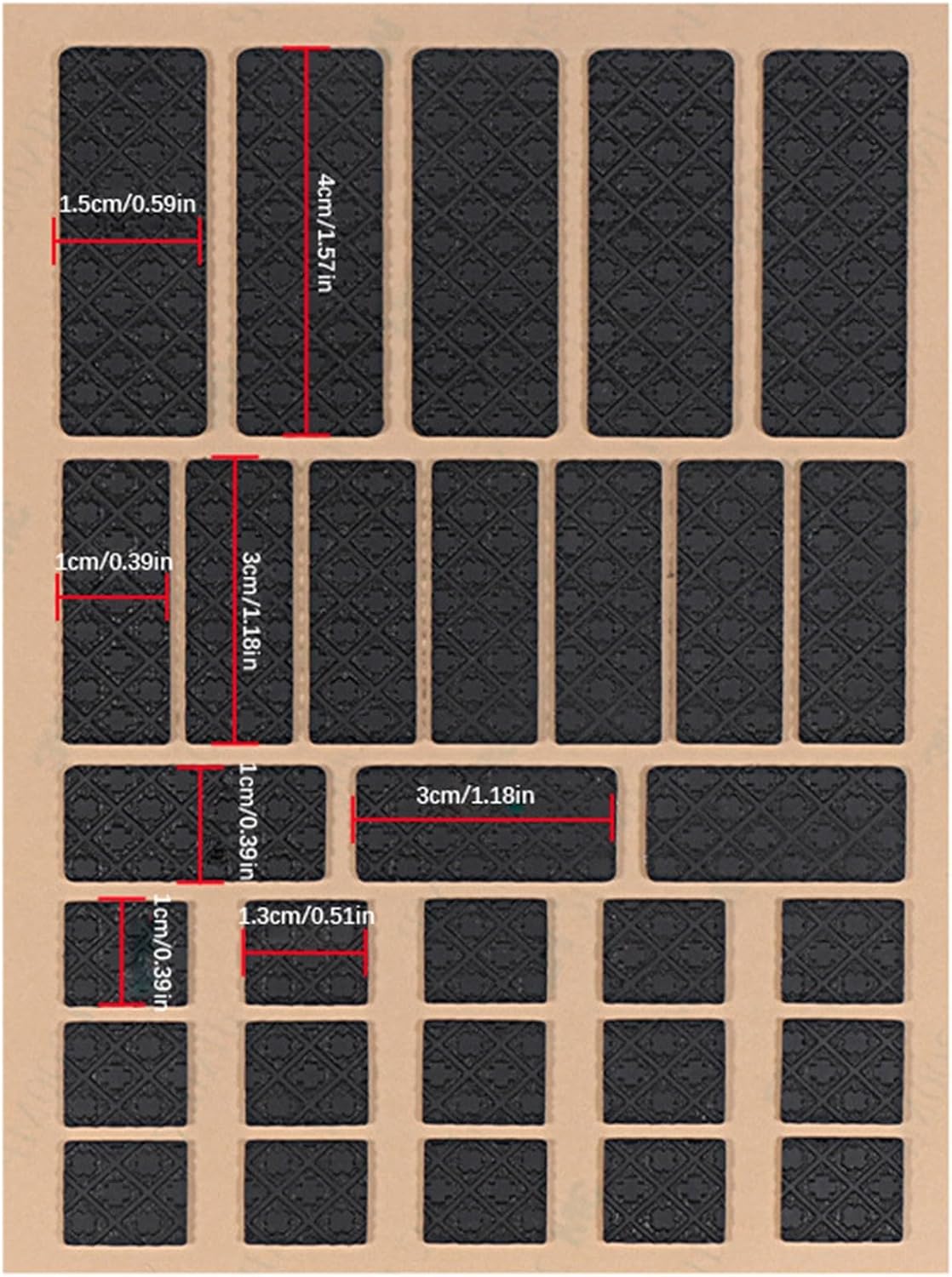 Universally Silicone Pad Trimmable Stickers for Personalizing Skin Pad and Grip During Usage Gaming Grip