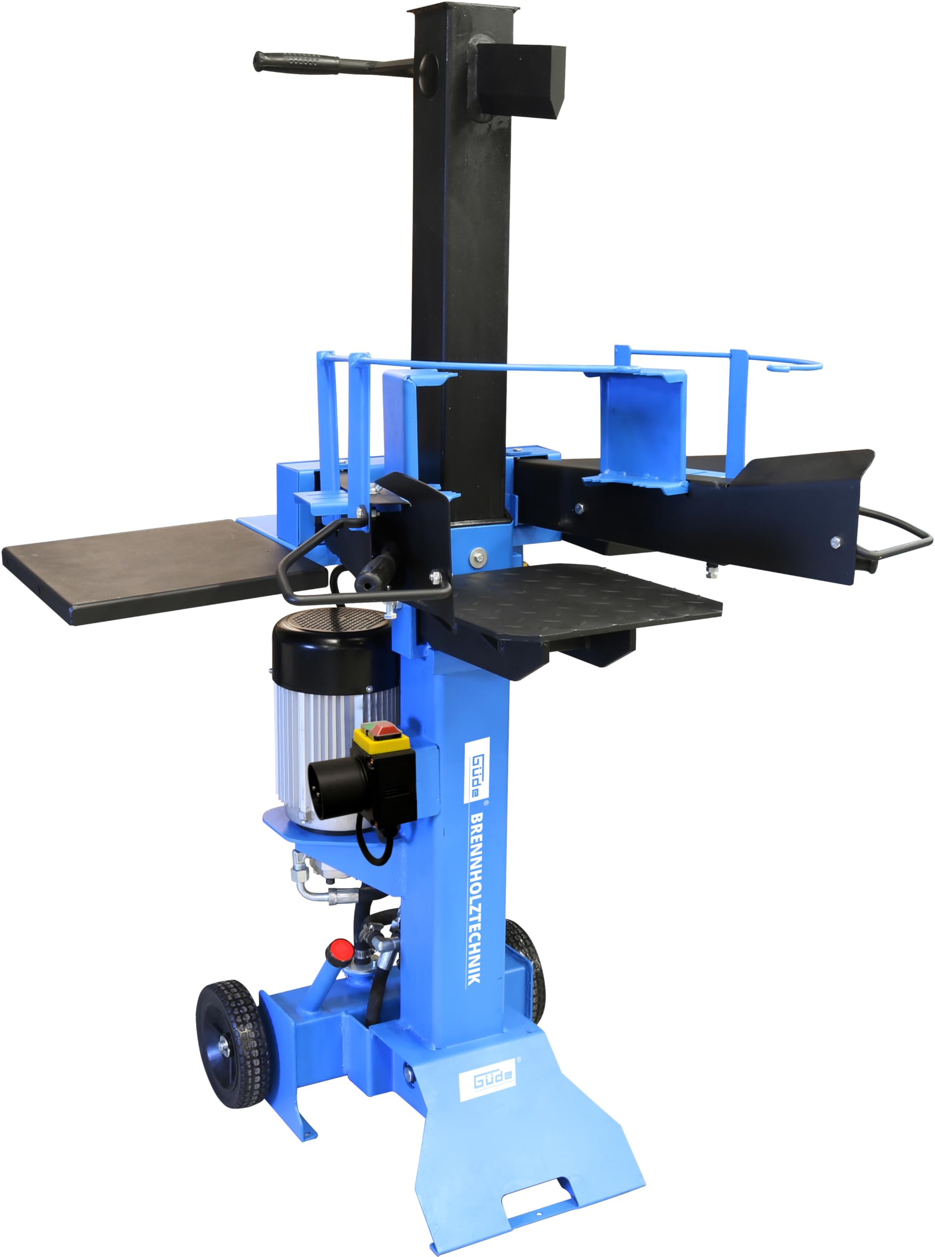 Güde Spaccalegna GHS 500/6TE (230 V, 3000 W, forza di spaccatura 6 tonnellate, pompa idraulica di alta qualità, pressione dell'olio 200 bar, corsa graduale, spaccatura Ø 300 mm, lunghezza 500 mm)