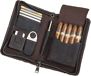 Cigar travel case Portable box purse Organizer cigars Cutter sets hard size pack set Cigar carrying case Cigar humidor Cigar accessories Cigar box Cigar case Cigar holder Humidor packets Cigar cutter - Buy now