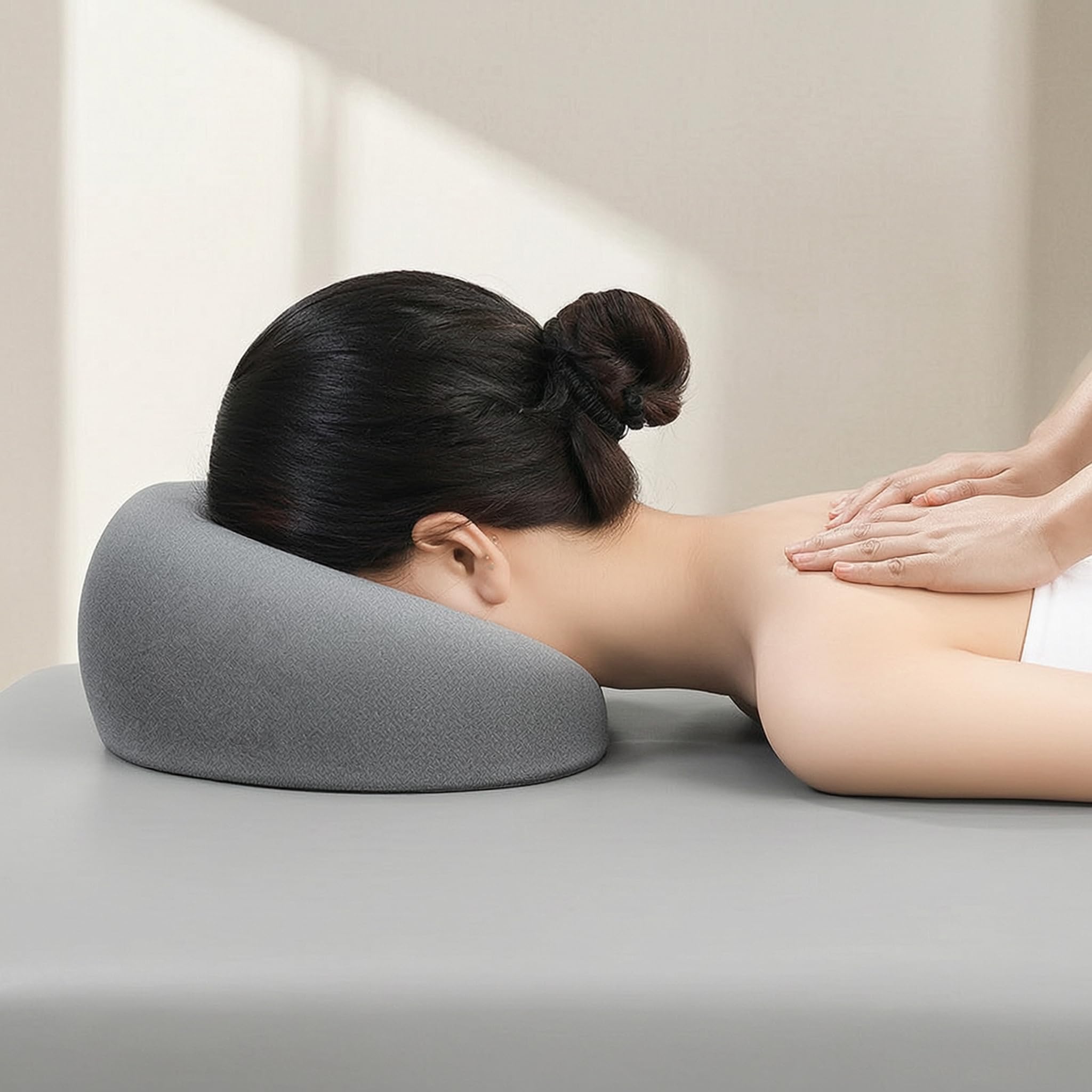 Cuscino per lettino di bellezza in memory foam,blu navy