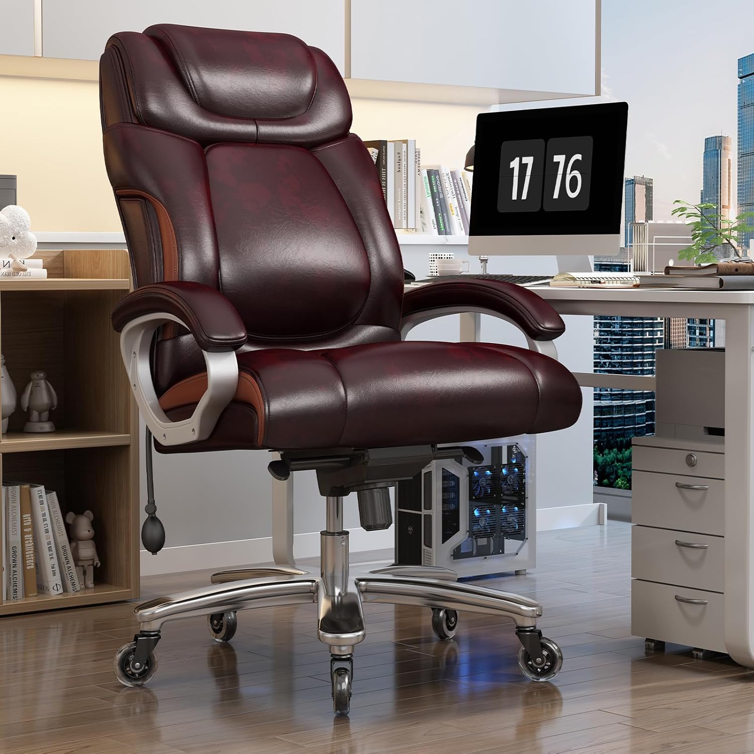 GYI Ergonomic Office Chair Lumbar Support, Heavy Duty