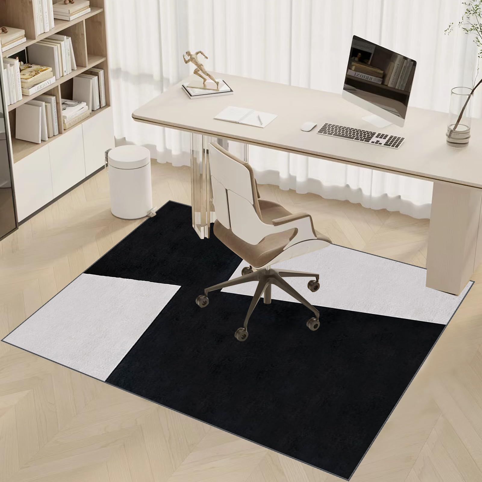 Alfombra Silla Ruedas Gaming Oficina, Alfombra Silla Escritorio, Gaming Protector de Suelo, Oficina Escritorio Gamer Alfombrilla, Alfombras para Sillas, Alfombra Suelo Gaming 80 x 120 cm