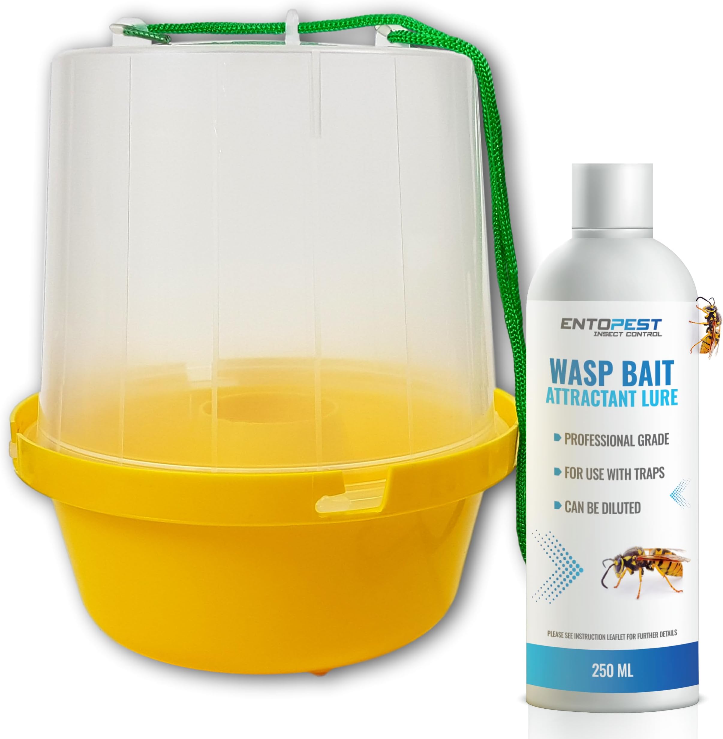 1 x Wasp Nest Killer Trap and Bait Attractant Kit | Wasp Trap, Hornet Trap, Bee Catcher, Wasp Traps Outdoor/Indoor, Hornet Nest Killer, Wasp Catchers For The Garden