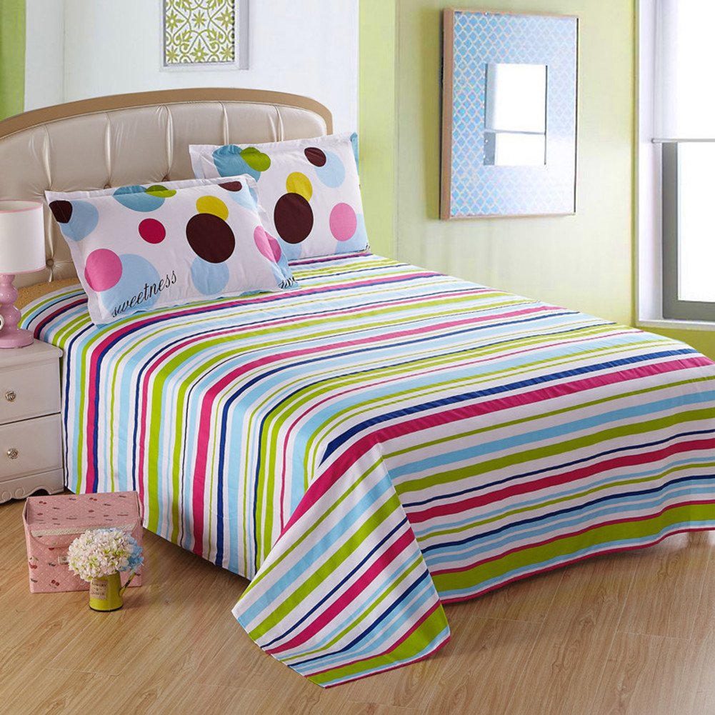 Drap en coton lin sergé 120x230cm pour des nuits fraîches et douces