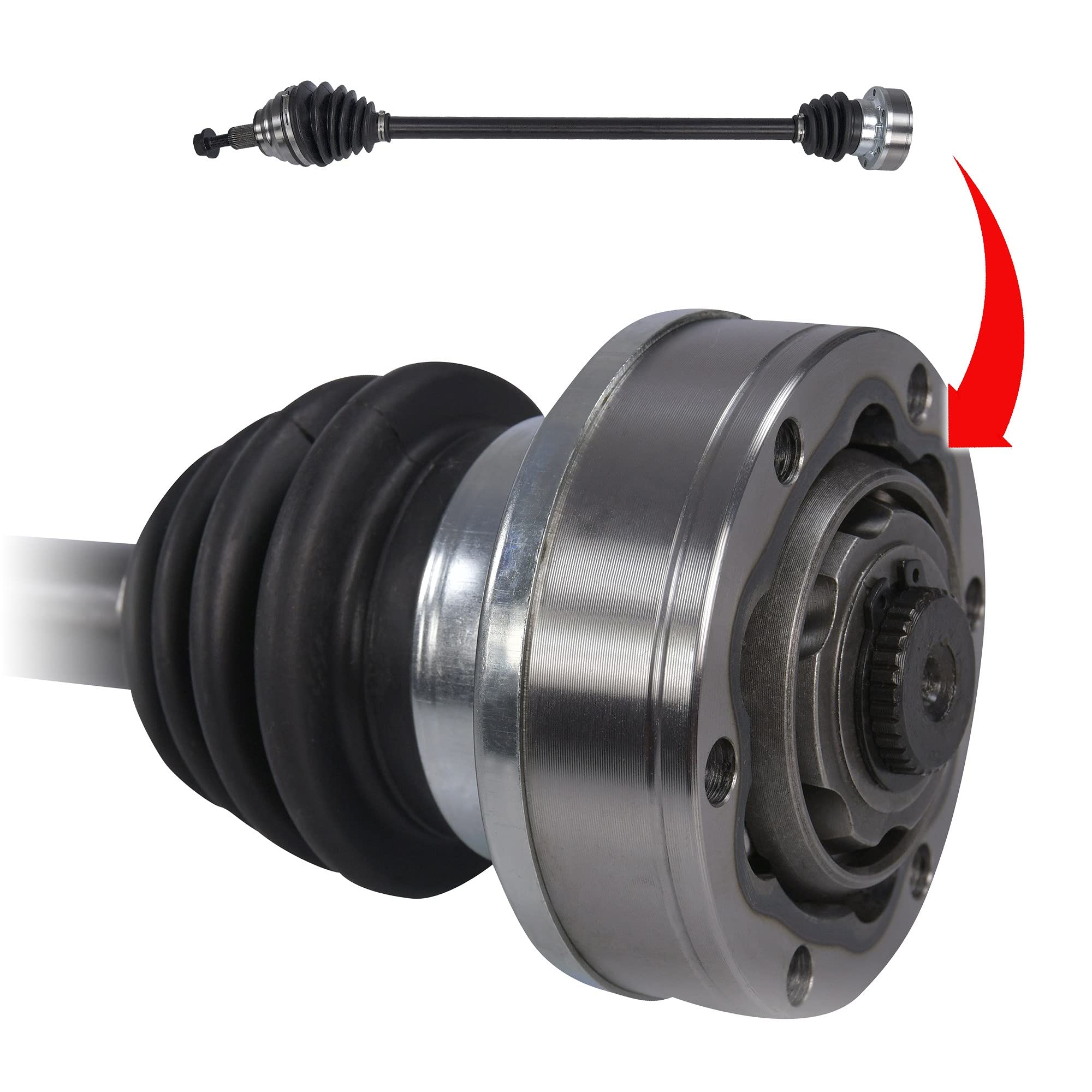ATEC Germany 2x Antriebswelle vorne links & rechts Gelenkwelle,