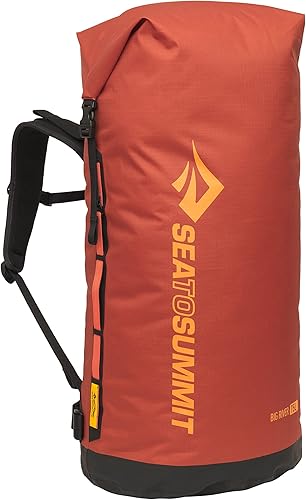 Sea to Summit Big River Dry Mochila con arnés ajustable, 75 litros, color rojo Picante