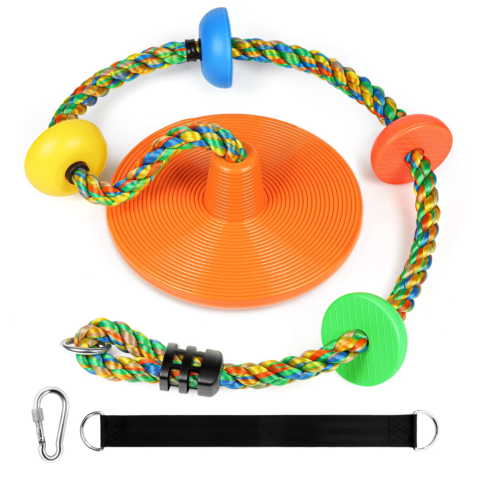 ZNCMRR Tree Swing for Kids Rope Swing for Tree Climbing Rope for Kids Heavy Duty Disc Swings for Kid Outdoor Playground Accessories Swing Set