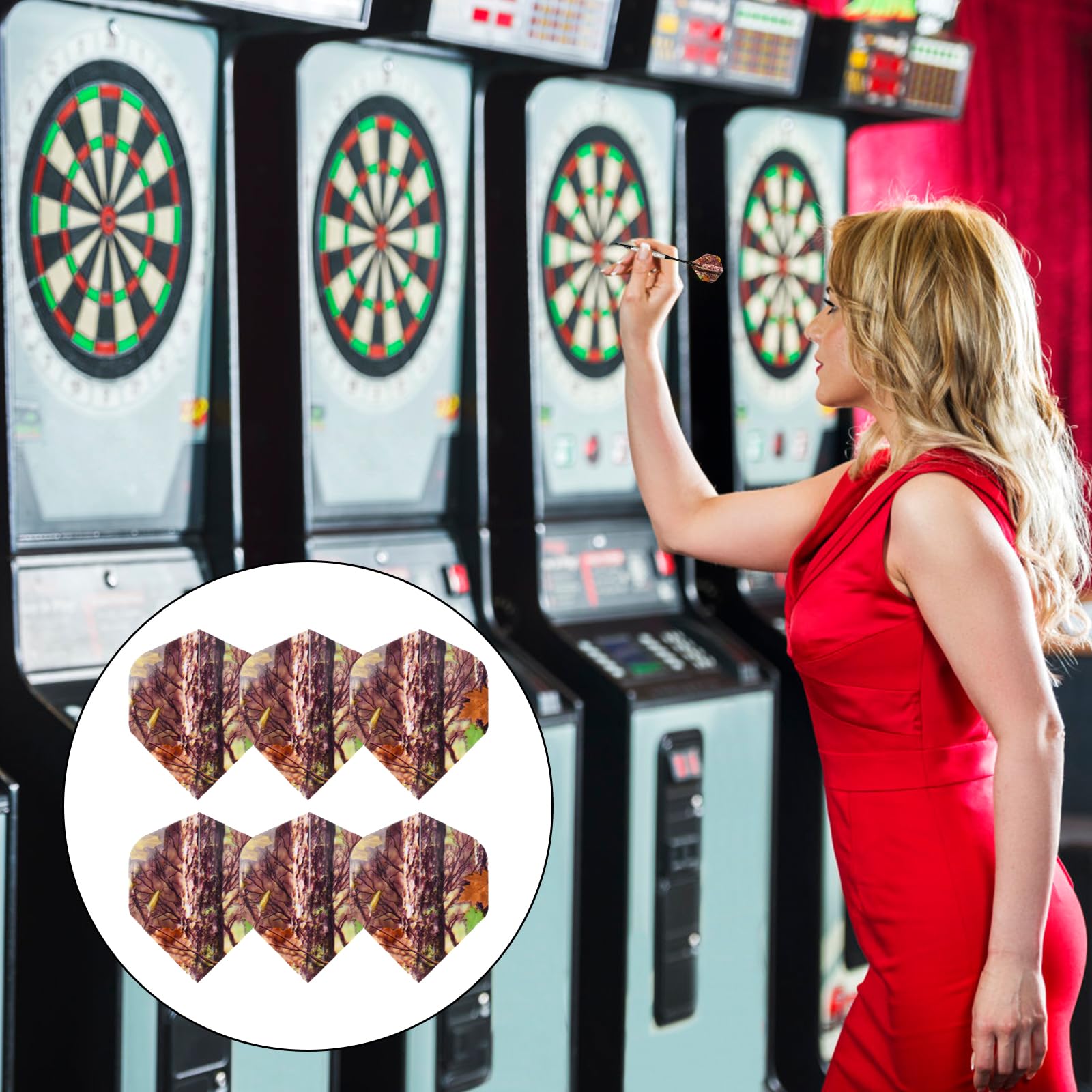 Emperoch Dart Flights 102 Stück - Standard Zubehör Für Soft & Steel Tip Darts