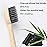 NUDUKO Biodegradable Charcoal Toothbrush Bamboo Toothbrushes - 6 Pack Eco-Friendly, Natural Wooden Tooth Brush, BPA Free Travel Size Organic Soft Bristle Toothbrushes for Adults, Cone Handle