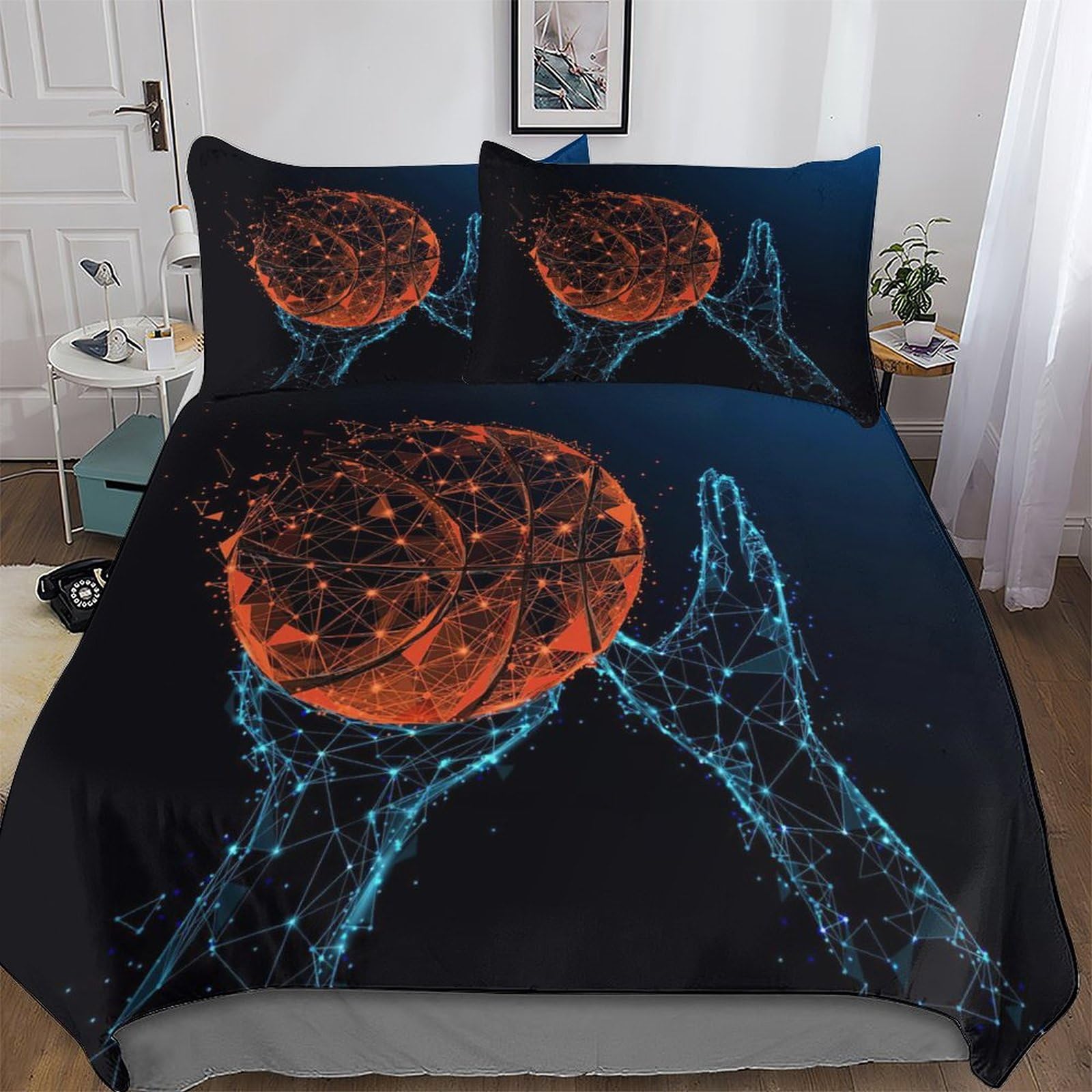 Parure de lit basket pour chambre d'ado dynamique et sportive