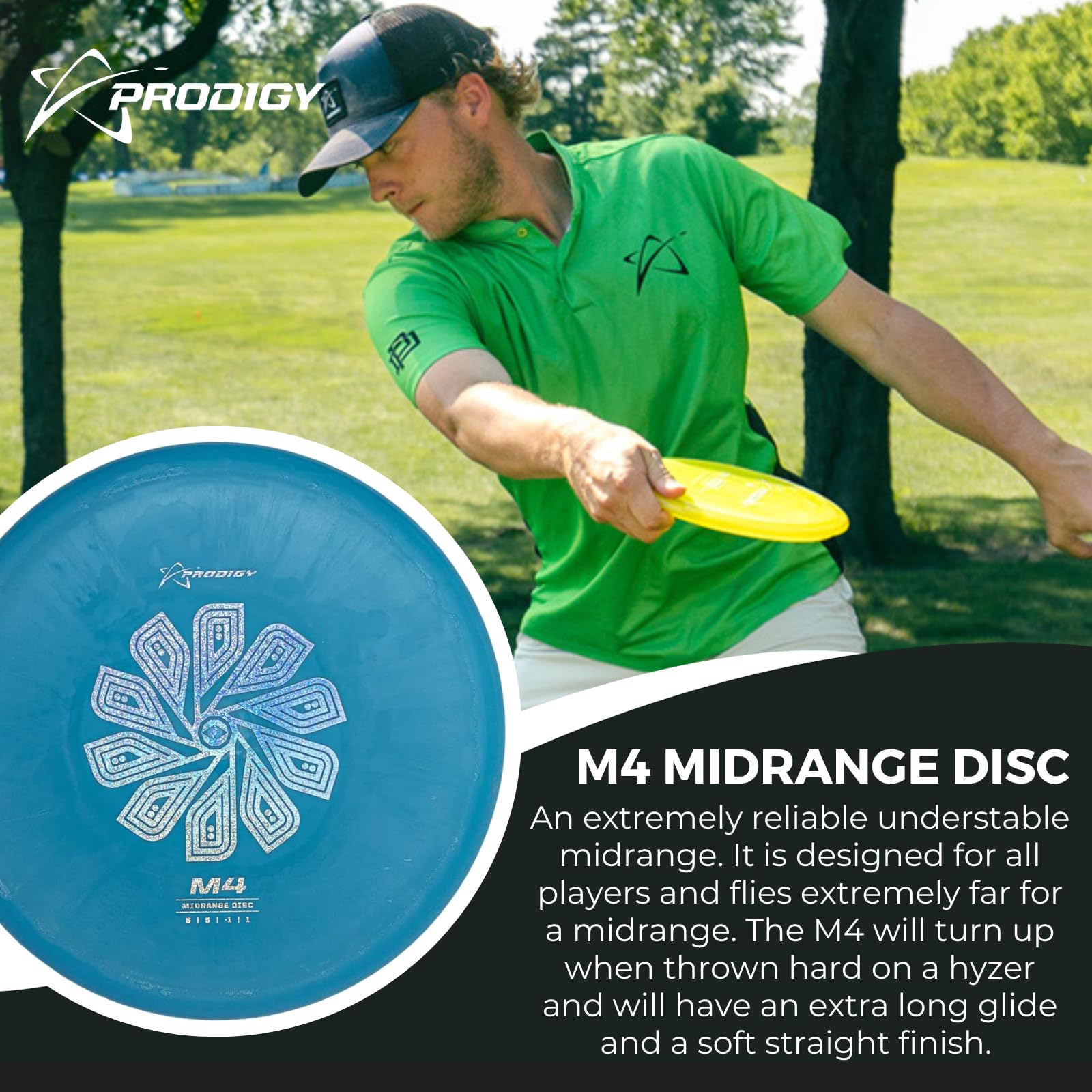 Prodigy Disc Set da 200 dischi da golf in plastica | Set di dischi da golf per principianti | Set di 4 dischi | Include putter, midrange, driver fairway, driver di distanza, mini dischi da golf | Set
