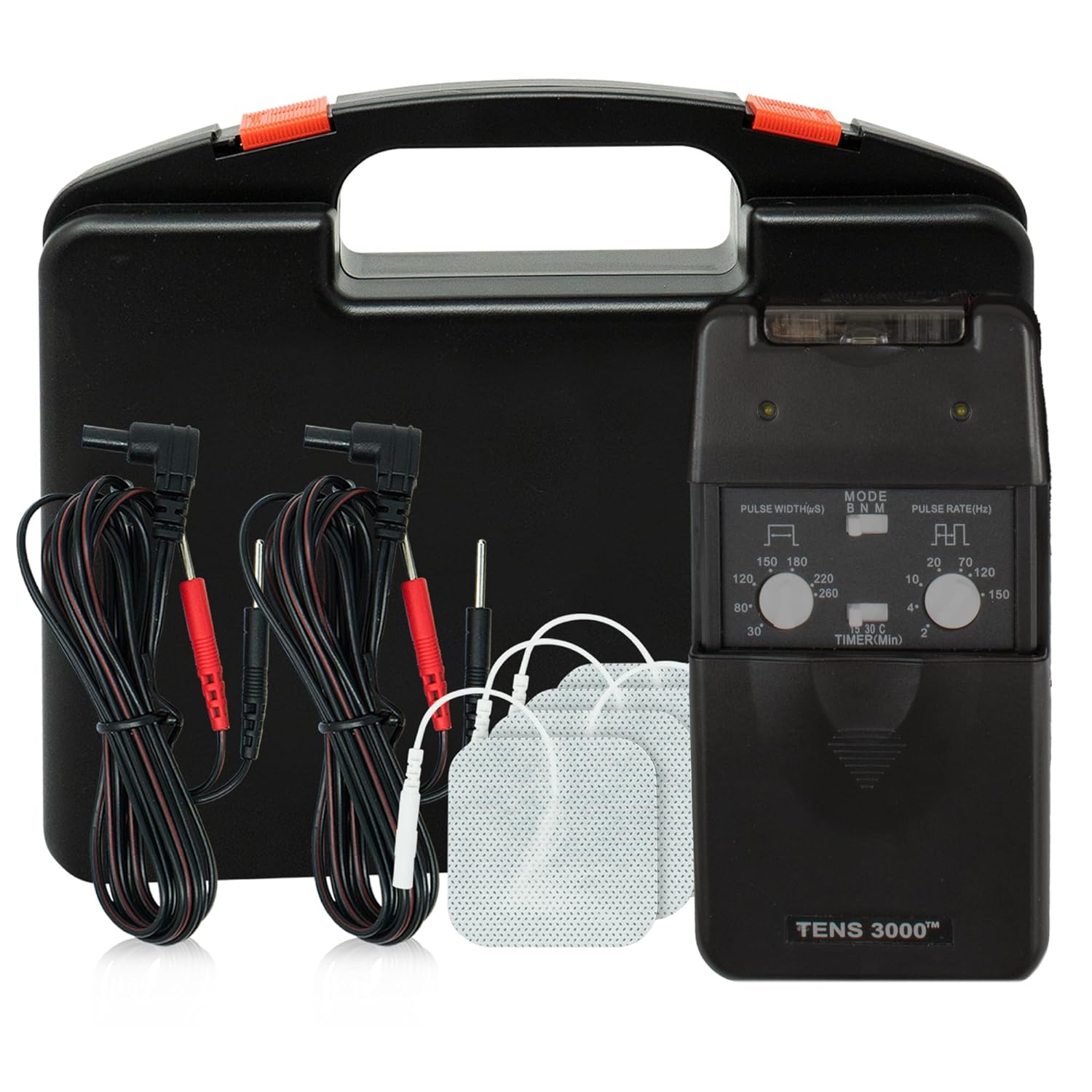 TENS 3000 DT3002 Analog TENS Machine with Accessories – TENS Unit Muscle Stimulator for Back Pain, General Pain Relief, Neck Pain, Muscle Pain TENS 3000 DT3002 Analog TENS Machine with Accessories – TENS Unit Muscle Stimulator for Back Pain, General Pain Relief, Neck Pain, Muscle Pain