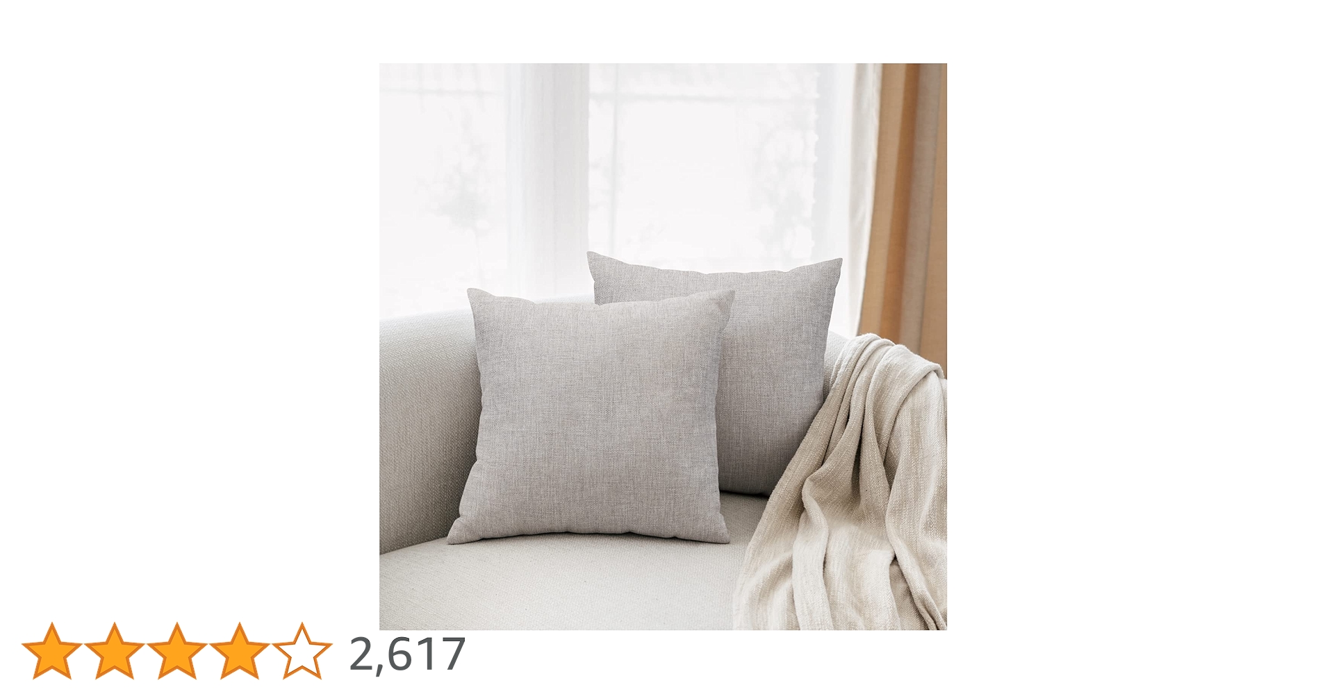 レッキスラビット枕カバー　ライトグレー レッキスラビット枕カバー ライトグレー