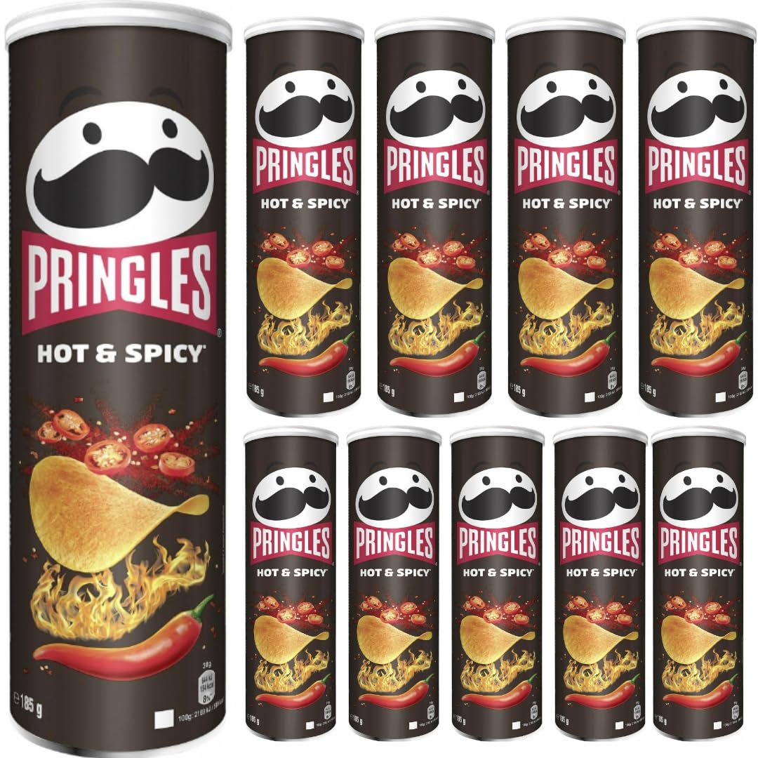 Hot & Spicy Chips 185 Gramm x 10 Stück