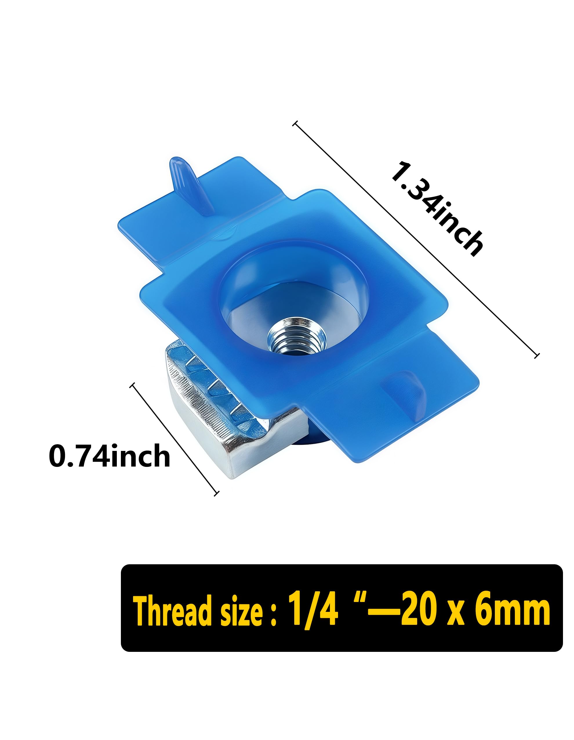 Nylon Strut Nuts - Twist-Lock Fasteners -2