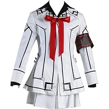 Cosplay Costume Knight School Night Uniform Class Women's White Skirt