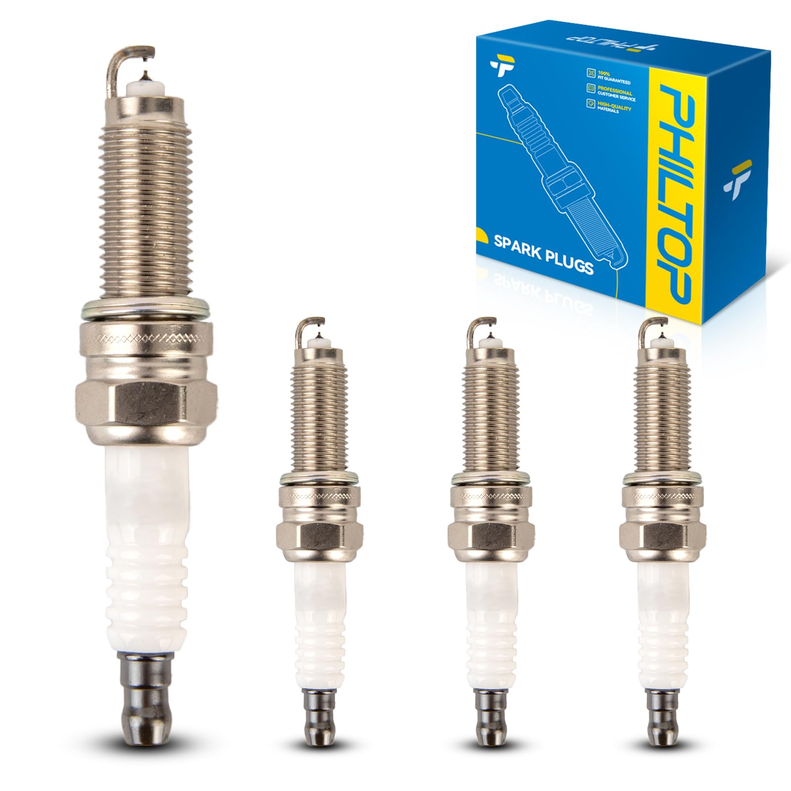 Amazon.com: PHILTOP 4PCS Double Iridium ILZKR7B-11S Spark Plugs
