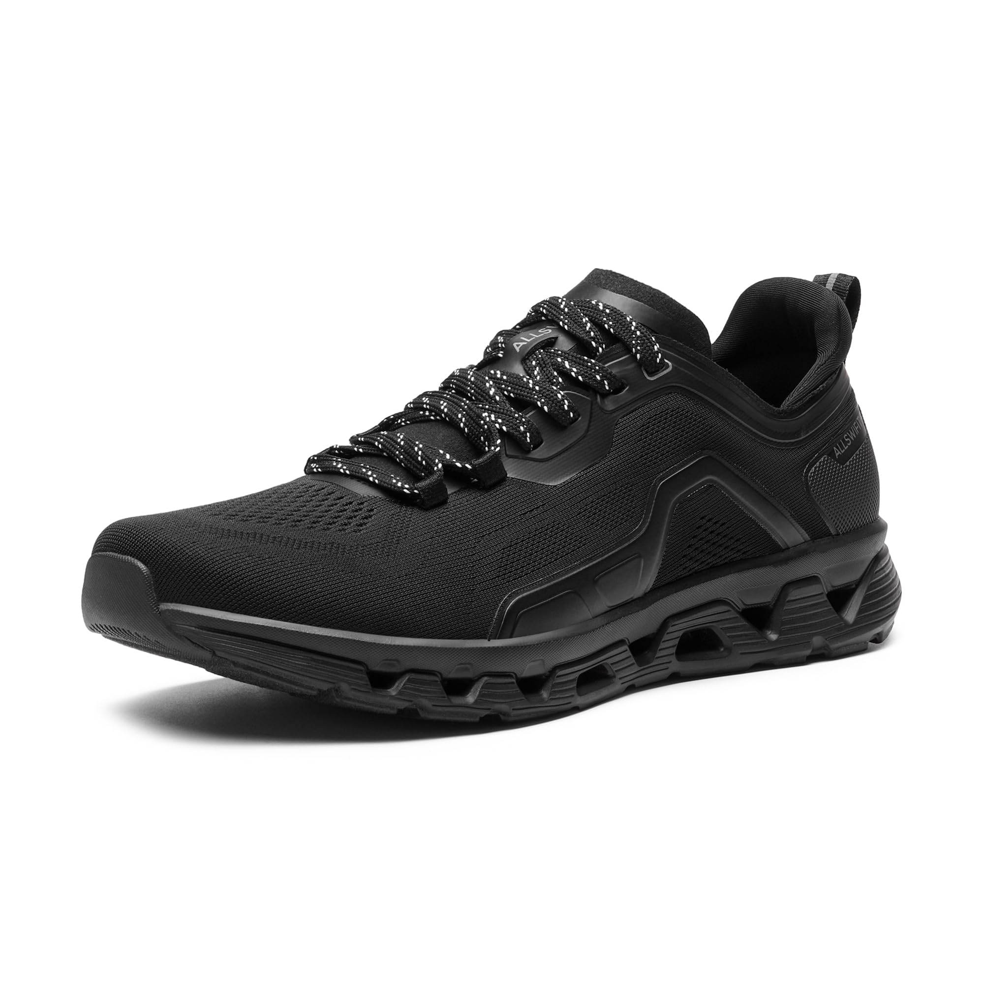 ALLSWIFIT Men's Breathable Running Shoes Cushioning Size 11 All Black SARR001M