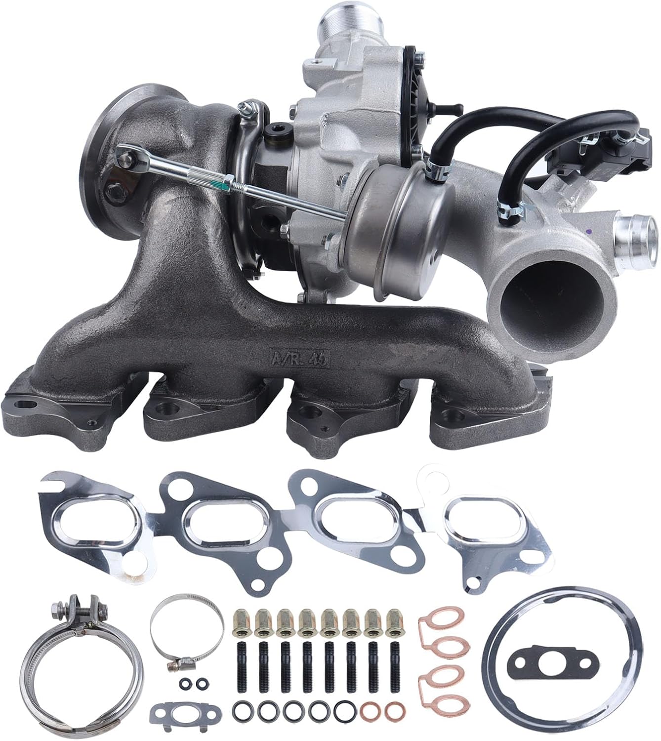 L4 1.4L Turbo Turbocharger and Complete Installation Kits Compatible with Chevrolet 2011-2015 Cruze 2016 Cruze Limited 2012-2020 Sonic 2013-2021 Trax & Buick 2013-2021 Encore Replaces# 55565353