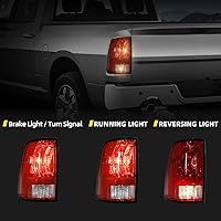 Vista 3 de DWVO Conjunto de luz trasera compatible con Dodge Ram 1500 2009, 2010, 2011, 2012, 2013, 2014, 2015, 2016, 2017 2018, Dodge Ram 2500/3500 2010-2018