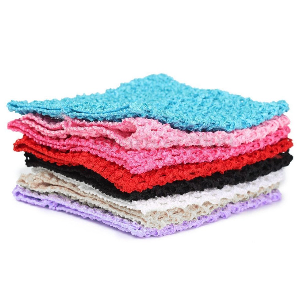 Amazon.com: Kamonda 9In Crochet Tube Top Elastic Waistband Headband Hair  Band Girls Tutu Skirt Crochet Tube Top Elastic Waistband Red,  23x20cm9Inx8In : Clothing, Shoes & Jewelry