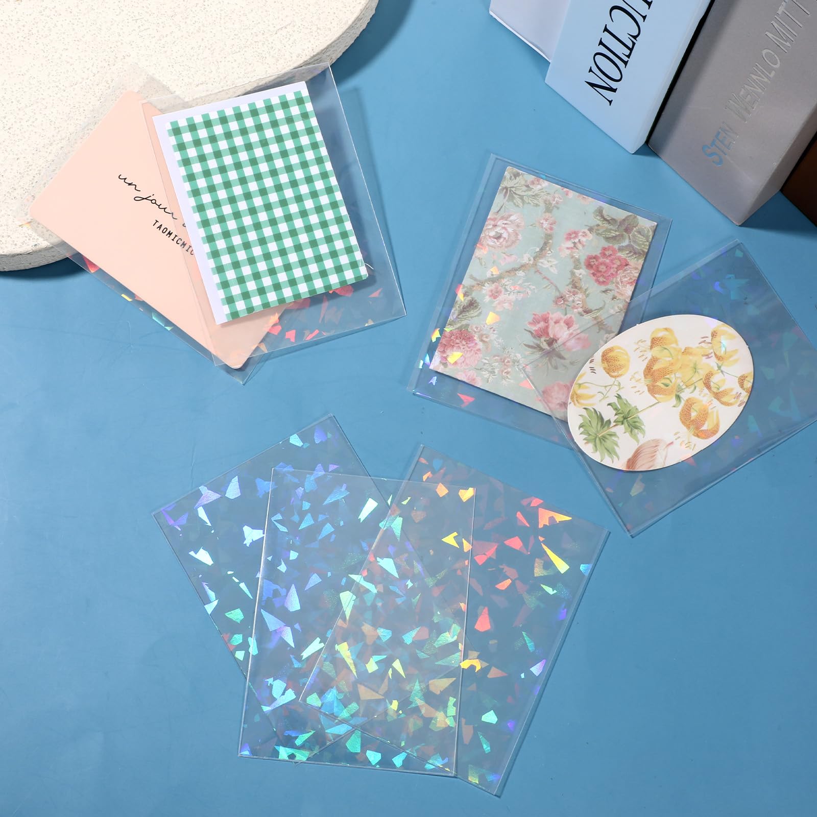 diamond card sleeves Amazon.com: 100 Pcs Photocard Sleeves Diamond-Shape Laser Flashing-Card  Sleeves Trading Cards Sleeve-Holographic Foil Protective Cover Foil-Cards  Protective-Sleeve 65x90mm : Toys & Games