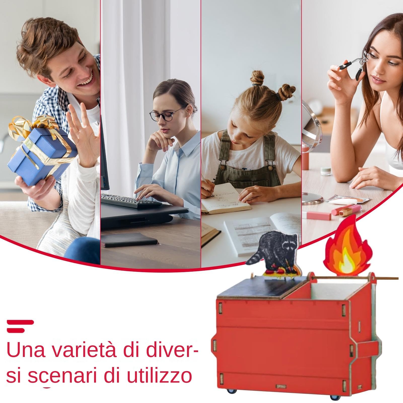 Container Di Penna - Porta A | Pannelli Decorativi Per I Vigili Del Fuoco Organizzatore Di Fornitura D'arte | Freque Scolastiche Organizzatrici, Coppa A Multifunzionale Per Le Sc