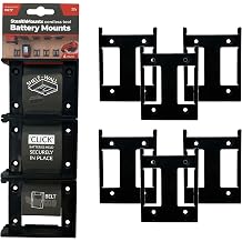 StealthMounts Battery Holder Compatible with Hilti 22V 6 Pack - Black | StealthMounts Battery Mounts | Made in the UK