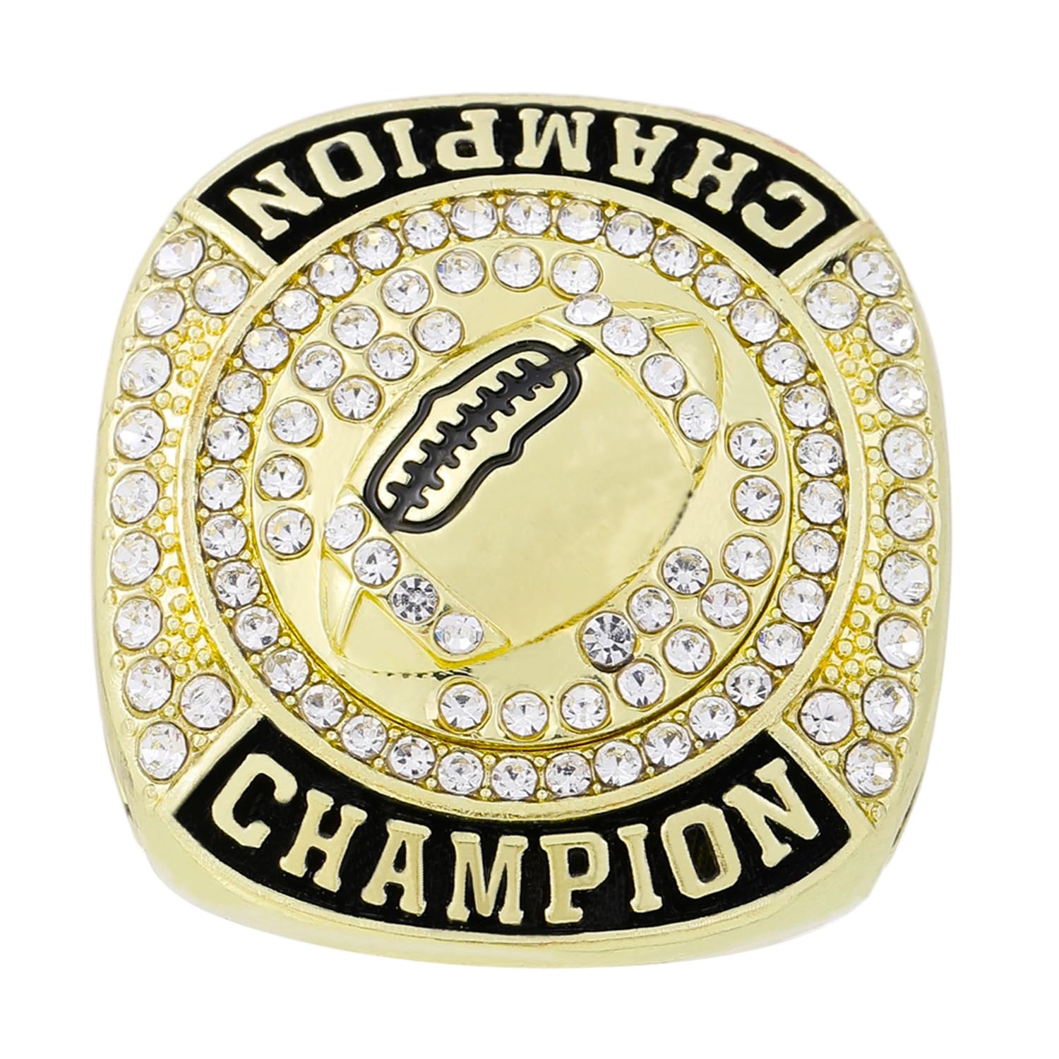12 Stück Fußball Meisterschaft Ring Fußball Ring Trophäe Award Geschenk für Turnier oder Liga Champion Gewinner , von Größe 7 bis 10