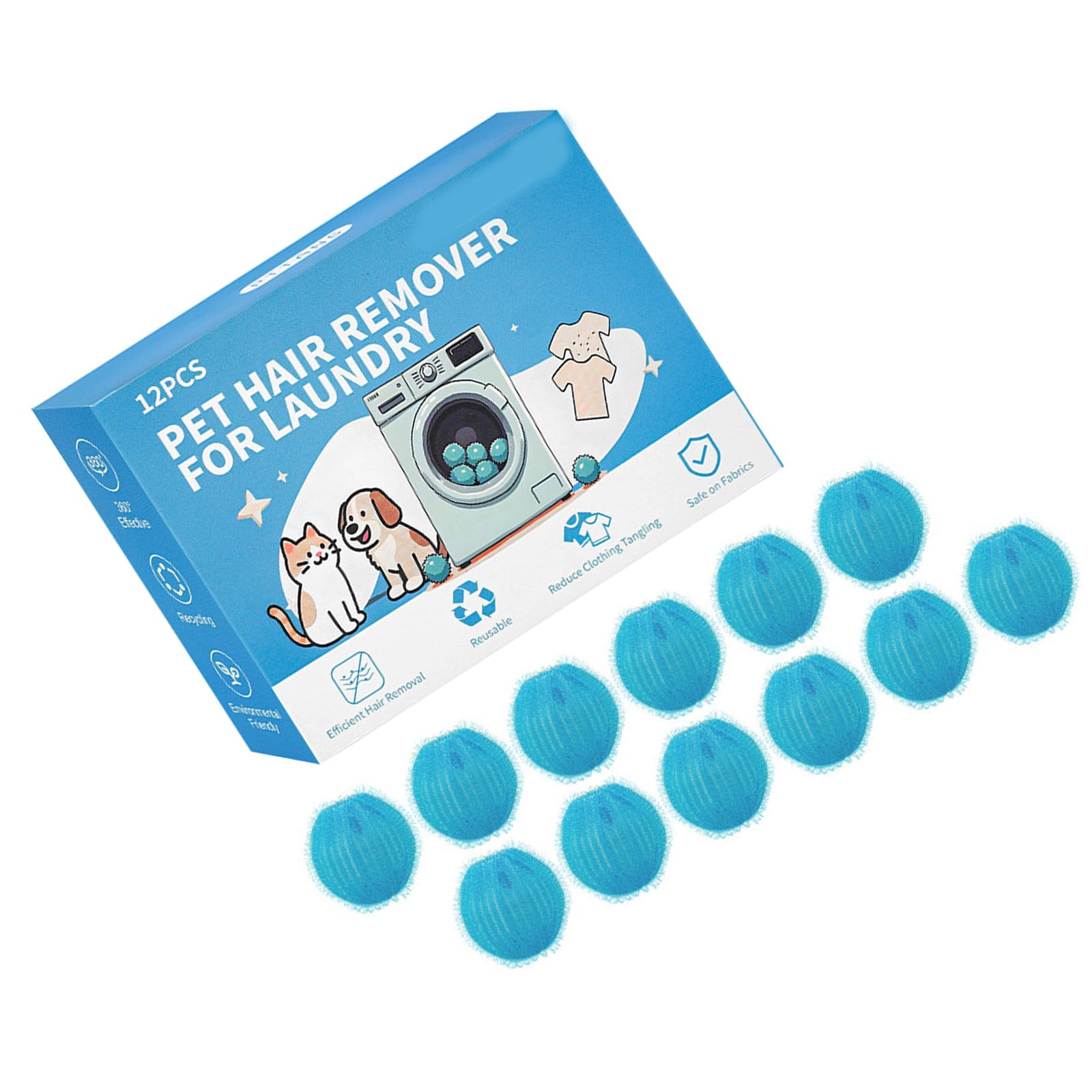 Resilient Nylon Laundry Hair Collector Excellent for Homes with Shedding Pets Washing Machine Hair Catcher