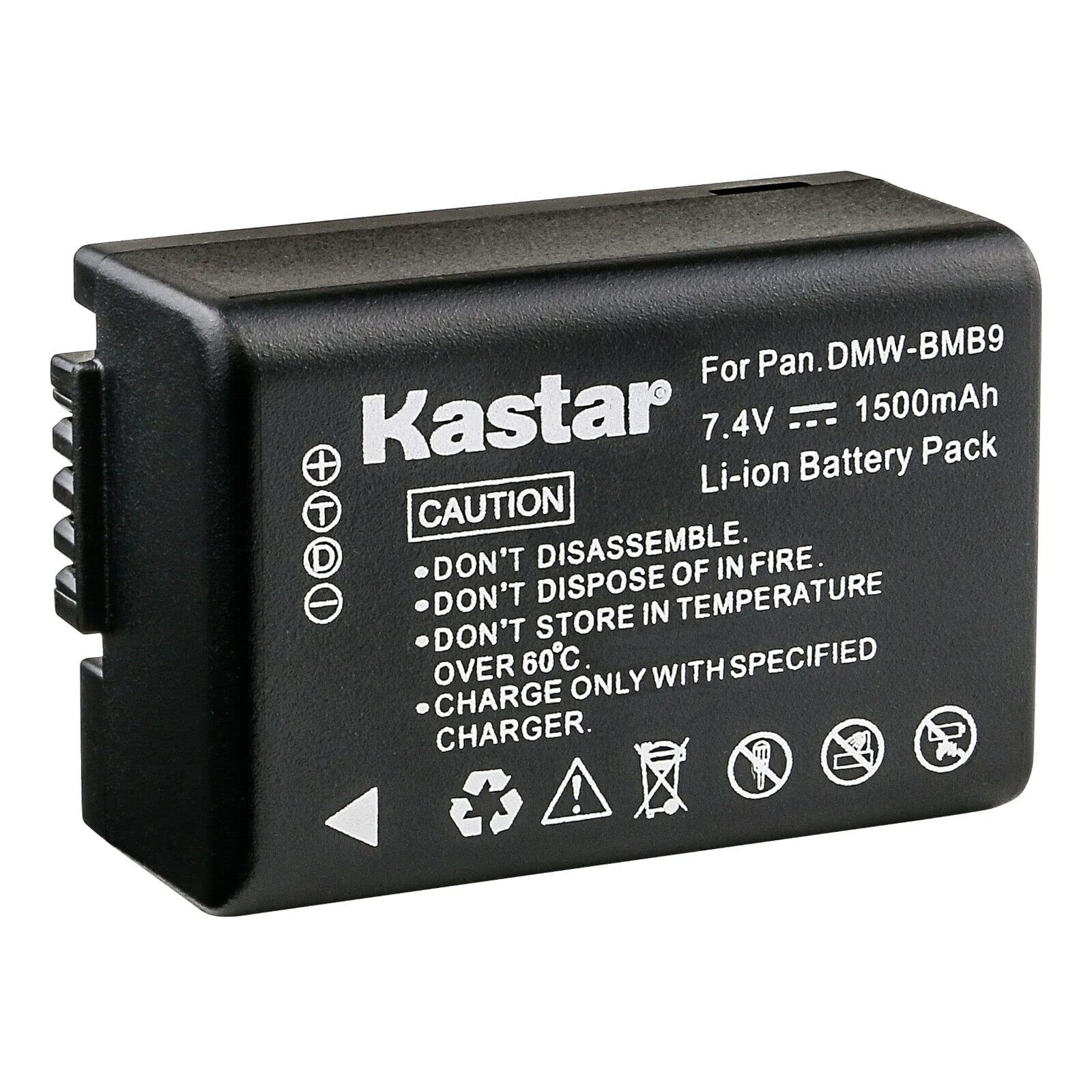 Kastar 1-Pack Battery Replacement for DMW-BMB9, DMW-BMB9E, DMW-BMB9PP, Lumix DMC-FZ40, DMC-FZ45, DMC-FZ47, DMC-FZ48, DMC-FZ60, DMC-FZ62, DMC-FZ70, DMC-FZ72, DMC-FZ100, DMC-FZ150 Camera