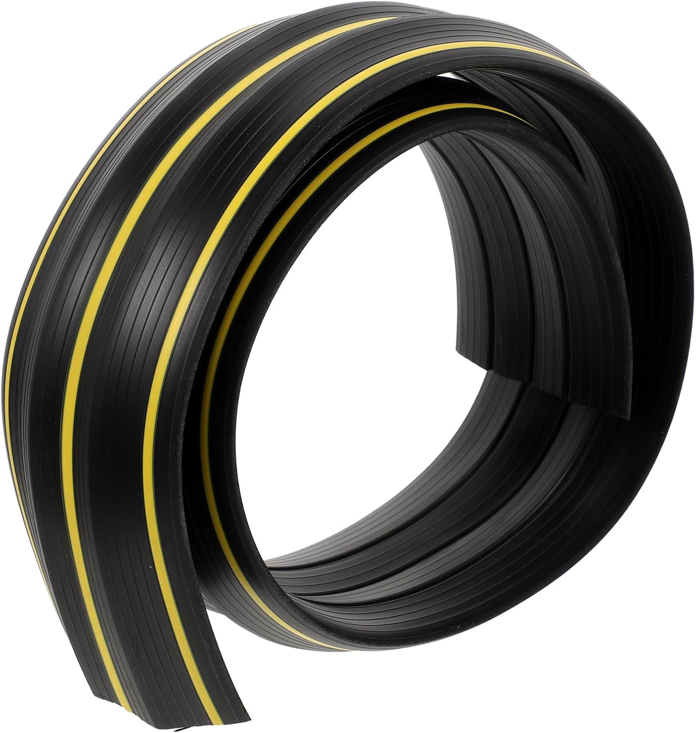 UKCOCO Garage Door Seal Strip 1 Meter Black Yellow Weatherproofing Threshold Seal for Bottom Gap Water Barrier Garage Door Accessories