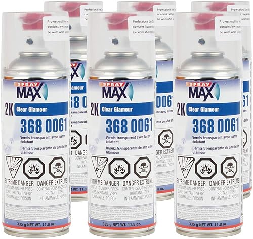 Miniatura 3 de Aerosol transparente de alto brillo USC Spray Max 2 K., Paquete de 4