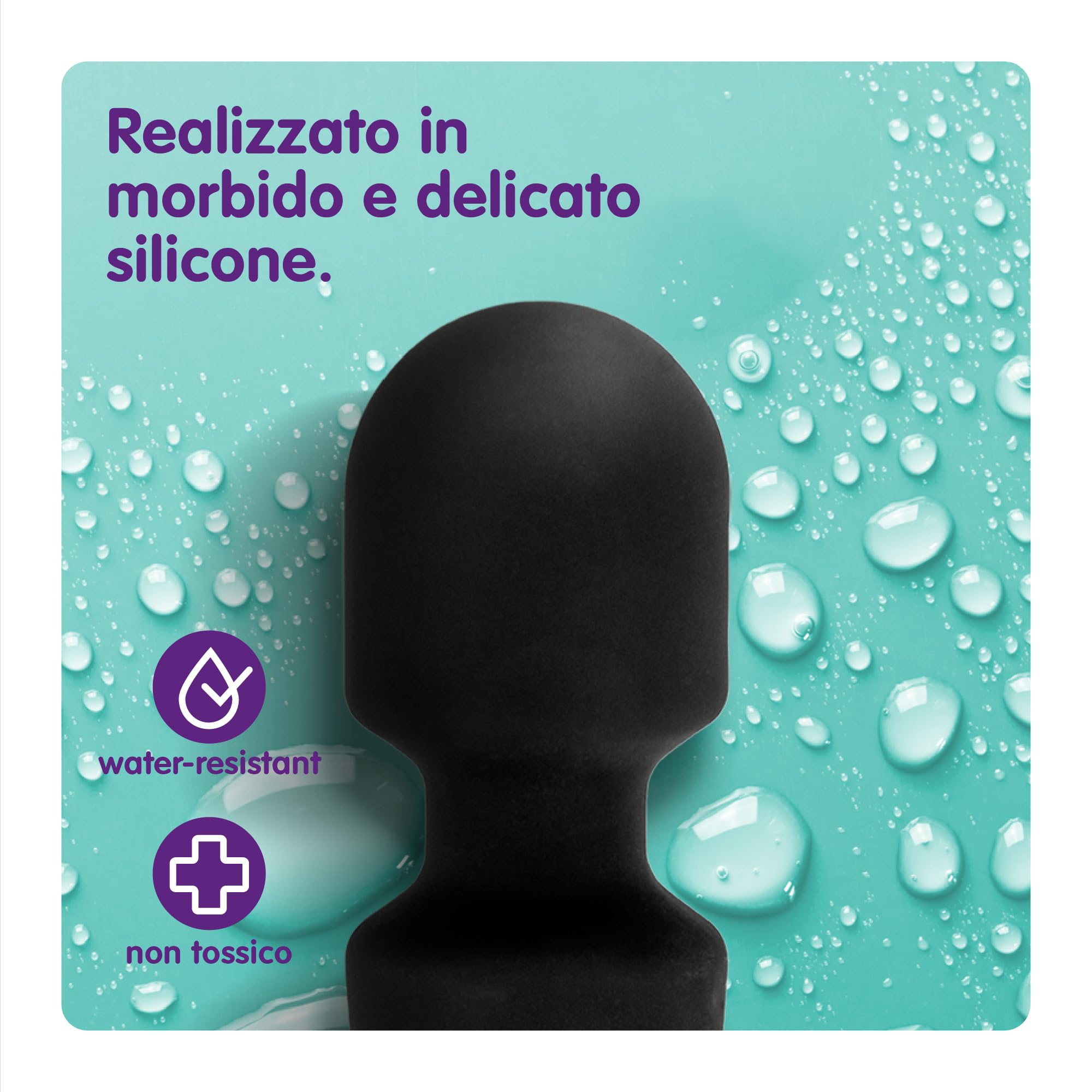 Oliver James Massaggiante Personale Elettrica, 20 modalità di vibrazione 8 velocità per Massaggi Rilassanti e per Alleviare la Tensione Muscolare, borsa da viaggio (Edizione limitata: Memoria Nero)