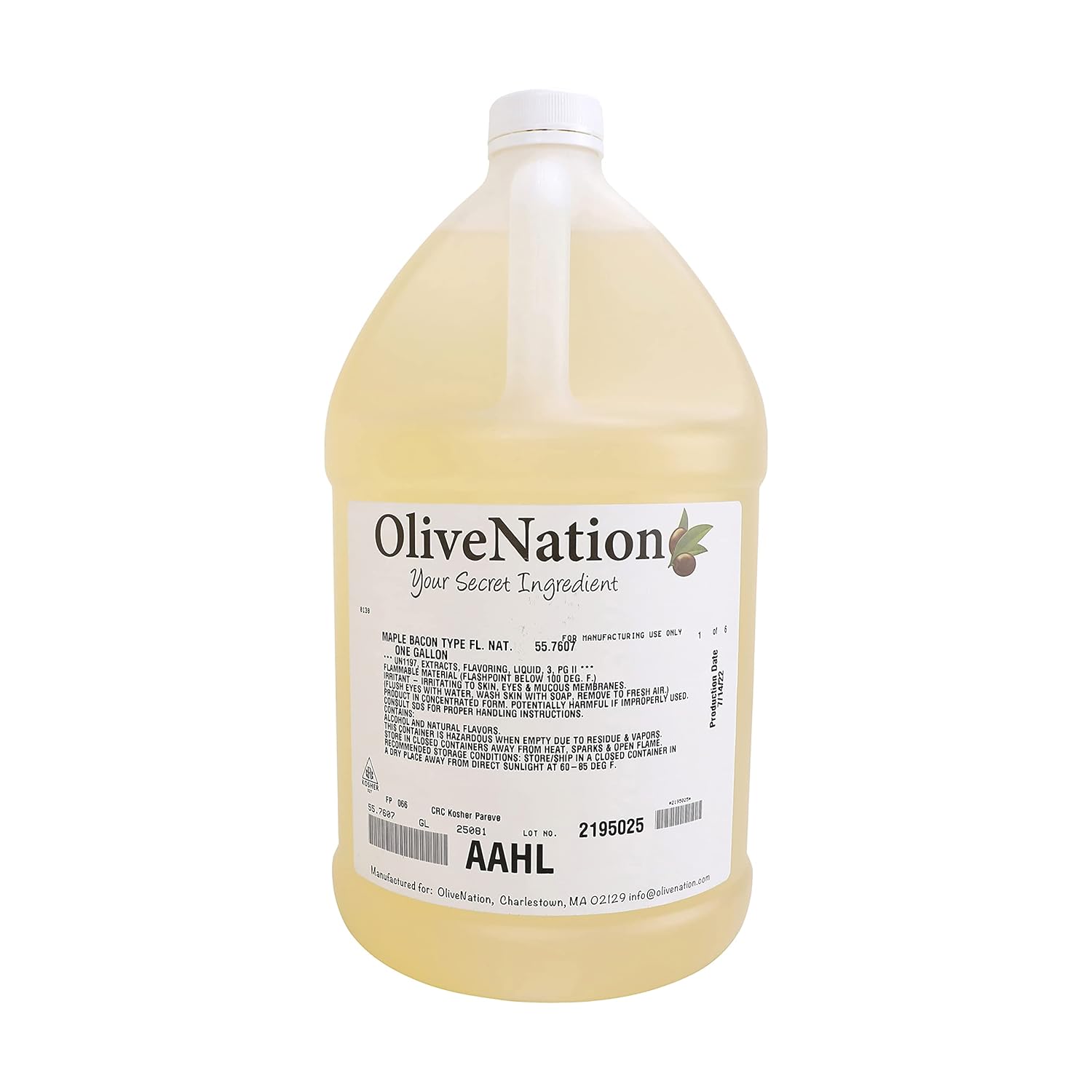 OliveNation Maple Bacon Extract from Natural Flavors, Water Soluble Liquid Flavoring, Vegan-Friendly Meaty Taste, Non-GMO, Gluten Free, Kosher, Vegan