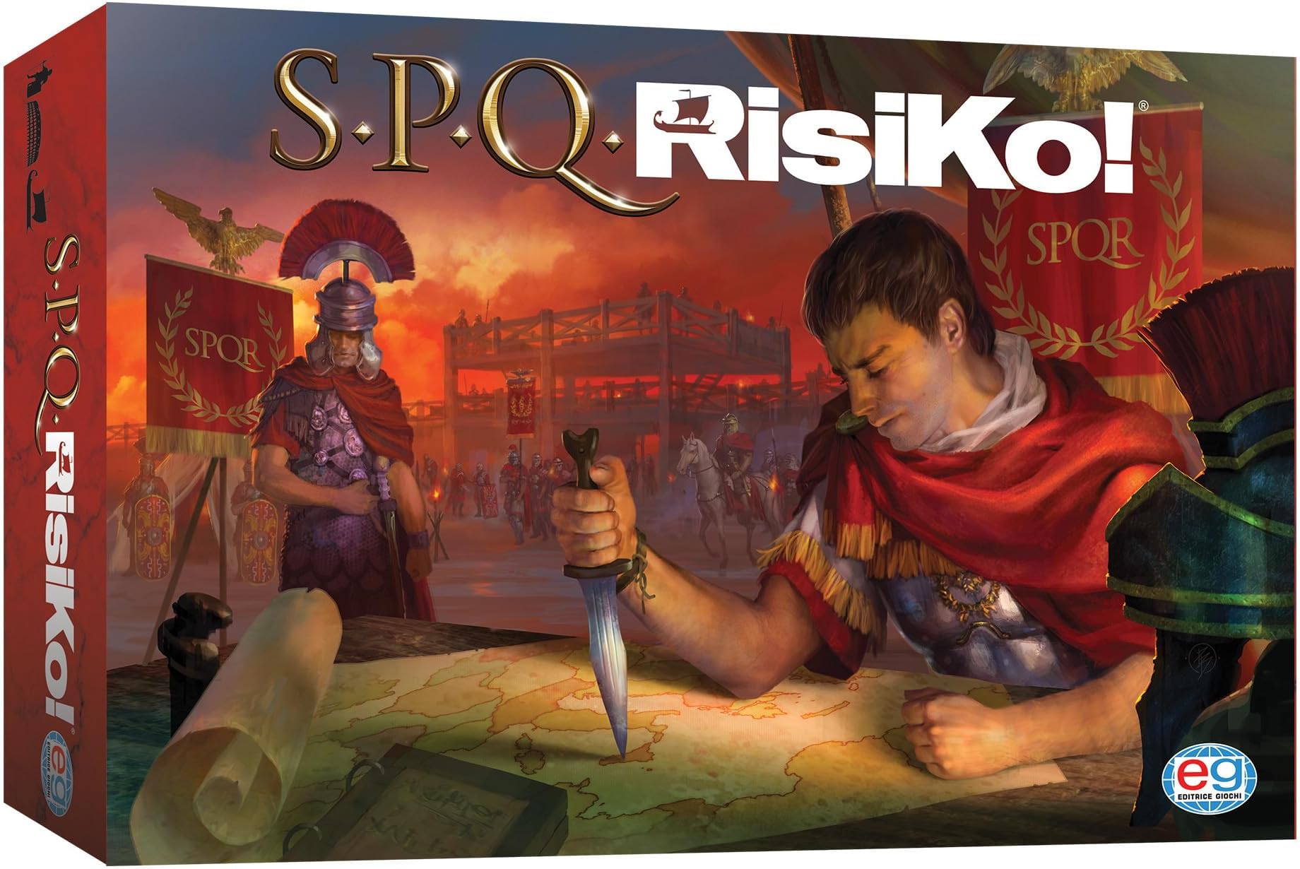 SPQRisiKo table. The most played strategy game in Italy, set in the ancient Roman Empire, from 8 years old, SPQR, Multicoloured, 6053992