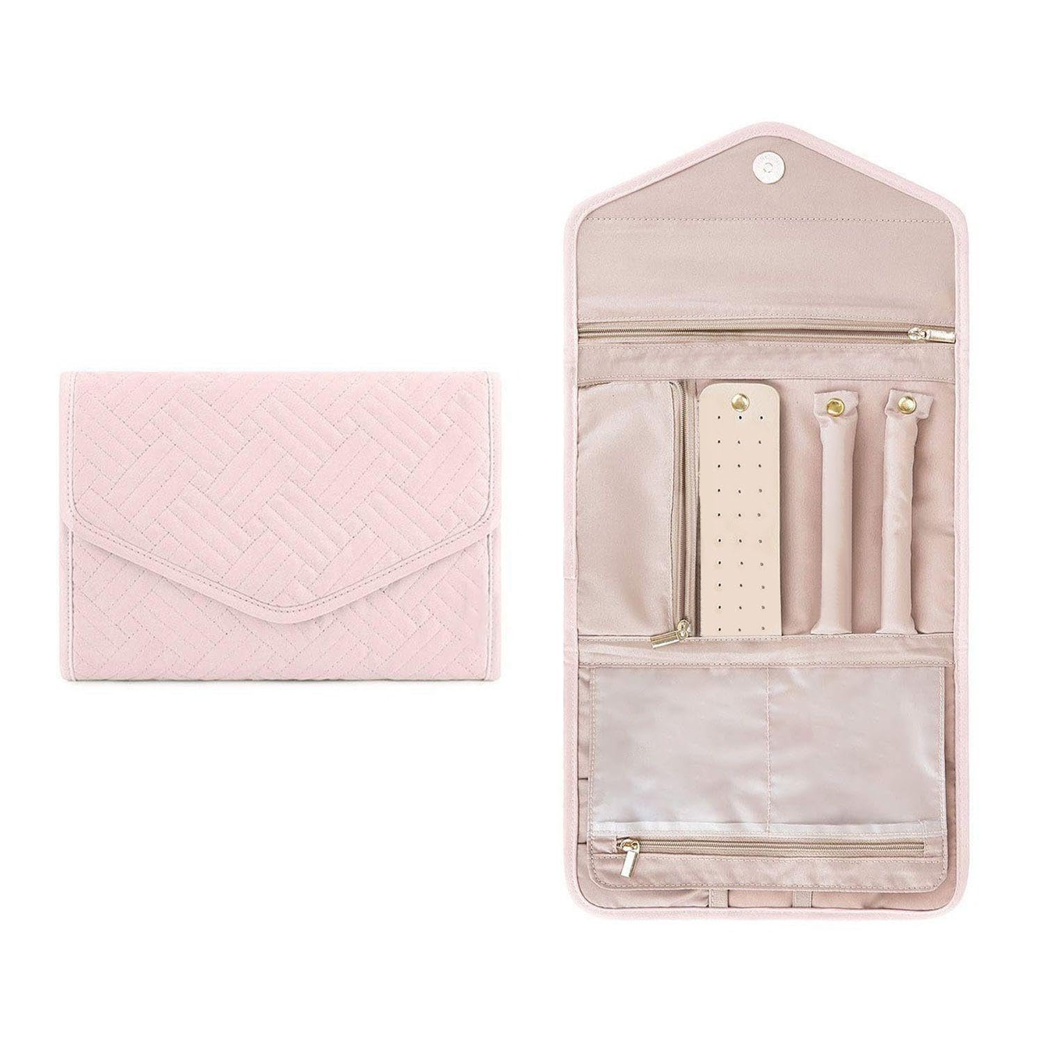 1 Piece Jewelry Storage Bag, Travel Storage Bag, Portable Jewelry Storage Bag, Fashion Jewelry Storage Bag, Foldable Jewelry Storage Bag