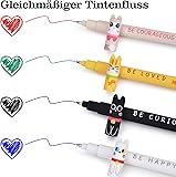 LVZONGXIN Pack of 4 Erasable Pens, 0.7 mm Tip Erasable Ballpoint Pen, Rollerball Pen, Erasable Gel Pens, Children's Gel Pens, Erasable Gel Pen - 6