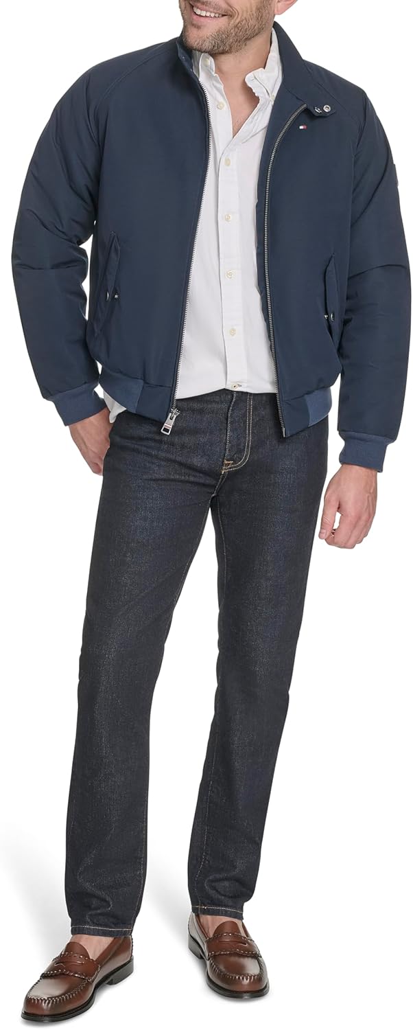Tommy Hilfiger Men's Highland Cloth Modern Bomber - Image 2
