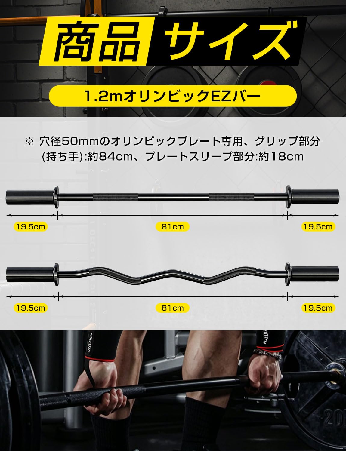 NASUTO オリンピックシャフト 直径50mm 120CM ezバー Amazon | NASUTO オリンピックシャフト ezバー バーベル オリンピック