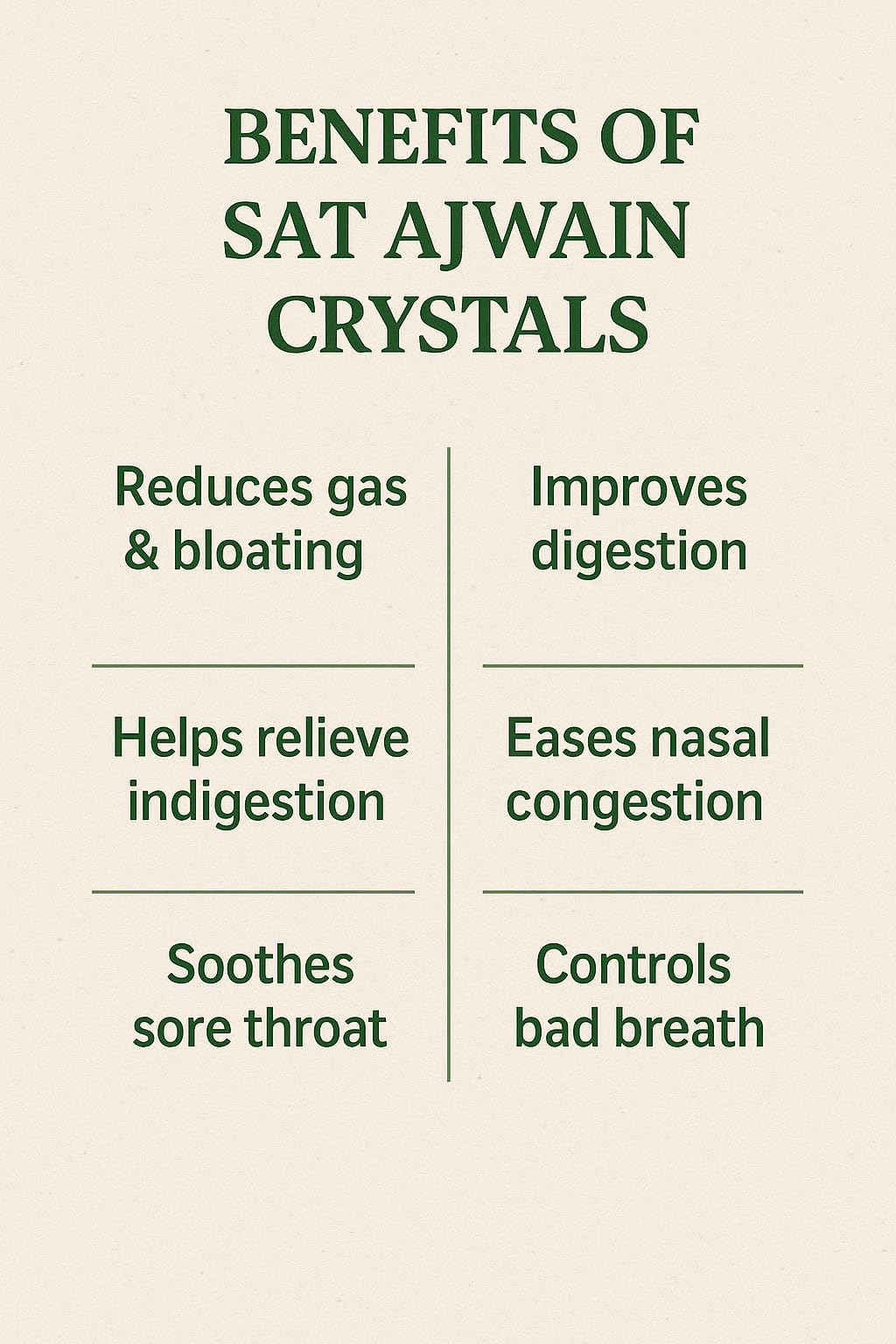 Sat Ajwain Crystals 50g – Pure Thymol Crystals | Ajwain Ki Phool (Vamu Puvvu/Yamani) – Natural Pain Relief, Massage Oil Preparation, Cough & Sinus Inhaler — Amazon image 5