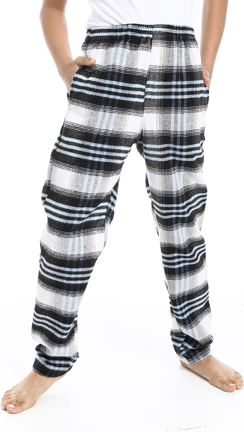 Boys Regular fit Checkered Trousers Pants