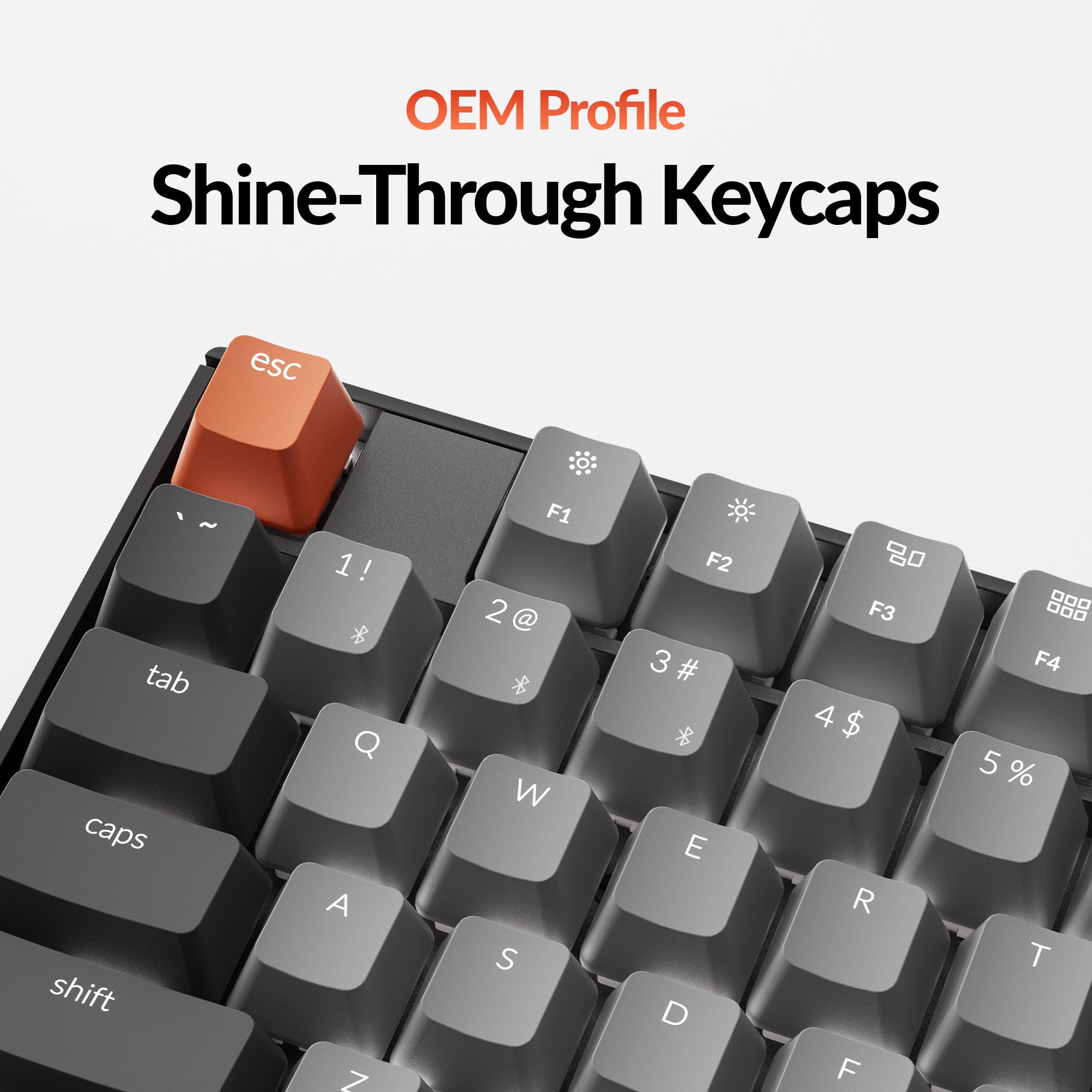 Amazon.com: Keychron K10 Full Size 104 Keys Bluetooth Wireless