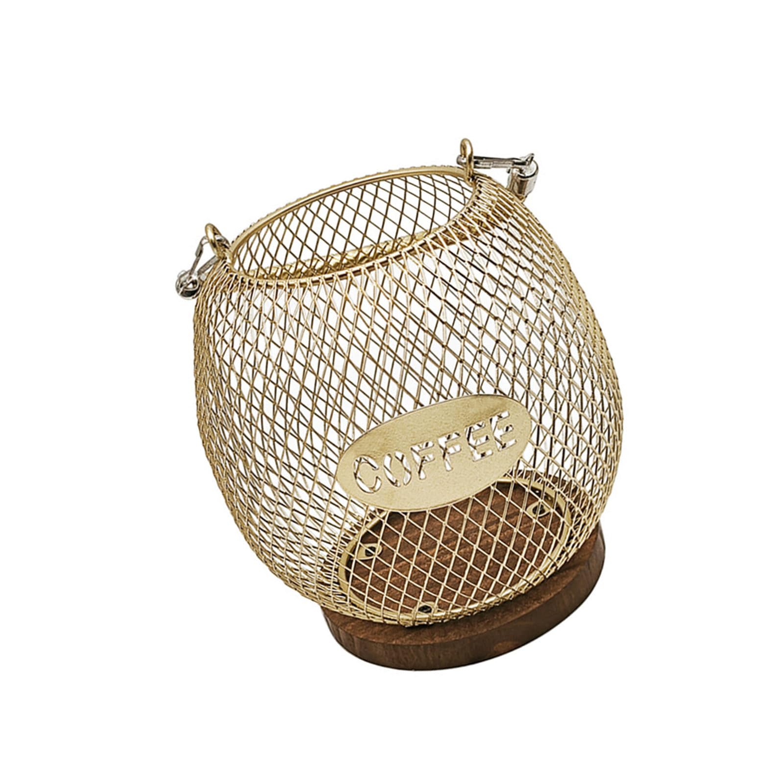 HDOYTXXM Practical Sturdy Coffee Storage Basket Opening Designs Home Decoration for Neat Arrangement of Accessories Use Holder
