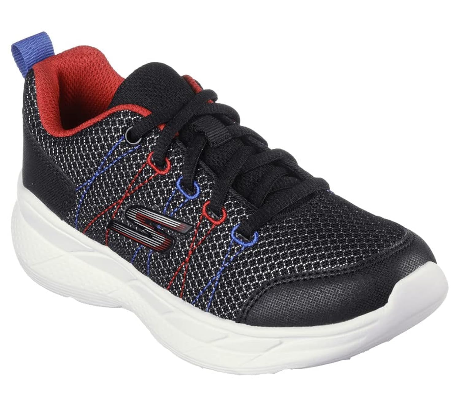 Skechers Boys-Sneaker Shoe-Snap Sprints 2.0 - Vargon-403797L-Bkrb-Us2, Black,Red,Blue, Size_1 (B0BXF87CC2) Amazon Price History, Amazon Price Tracker
